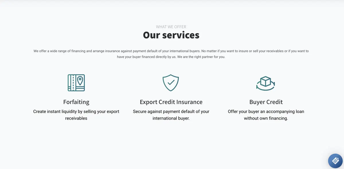 HandEX — Export quote — the request